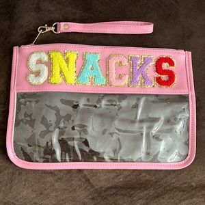 Snacks zippered pouch